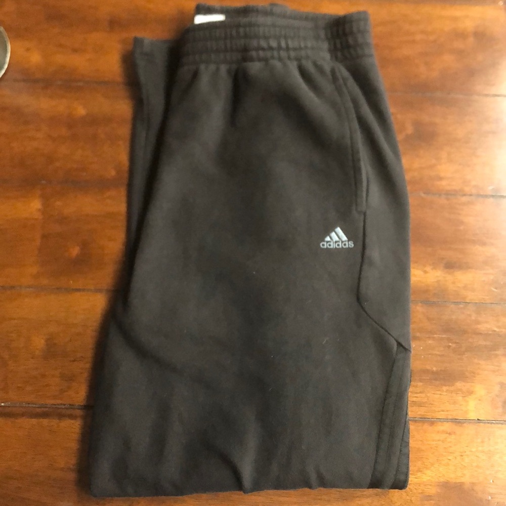 Black adidas sweatpants